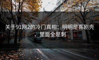 关于91网2的冷门真相：明明是喜剧壳，里面全是刺