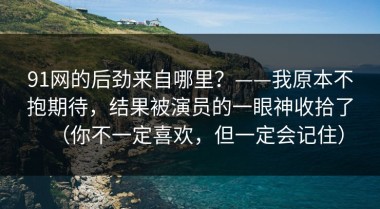 91网的后劲来自哪里？——我原本不抱期待，结果被演员的一眼神收拾了（你不一定喜欢，但一定会记住）