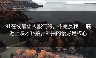 91在线最让人服气的，不是反转 ｜ 临近上映才补拍，补拍的恰好是核心